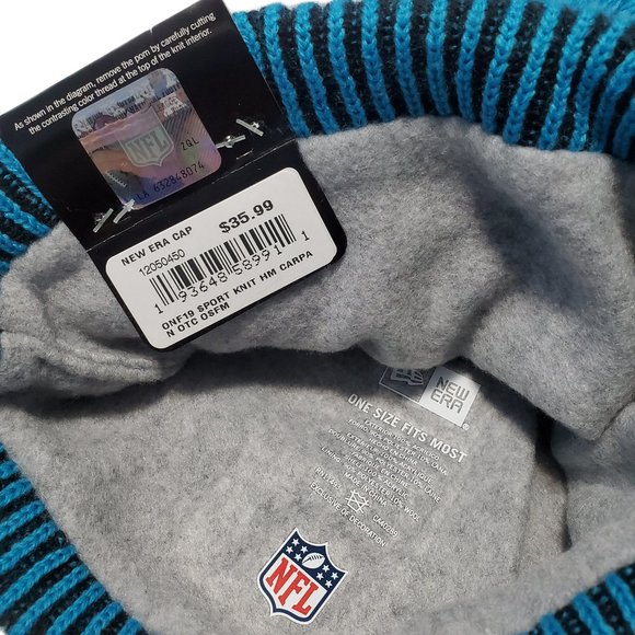 NFL Carolina Panthers Pom Knit Hat - Picture 5 of 5